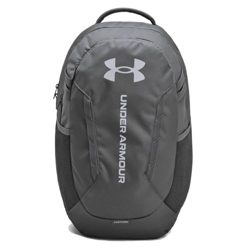 Under Armour Unisex-Adult Hustle 6.0 Backpack, (025) Castlerock / / Steel, One Size Fits Most - color: (025) Castlerock / / Steel, size: One Size