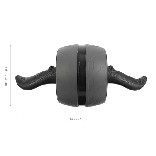 Toddmomy Ab Roller Wheel with Automatic Rebound, Abs Exercise Wheel for Core Workout and Abdominal Training, Home Fitness Equipment for Men and Women