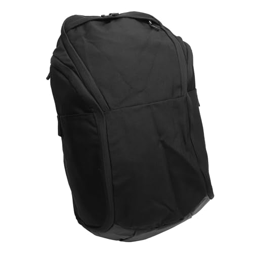 Basketball Backpack with Laptop Compartment and Wet Dry Segregation Water Lightweight Oxford Sports Backpack for Exercise Supplies and Gym - color: Black