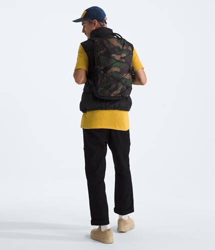 The North Face Jester Everyday Laptop Backpack - Commuter Daypack, Water Repellent, Laptop Sleeve, TNF Black Camo/TNF Black, One Size - color: Tnf Black Camo/Tnf Black