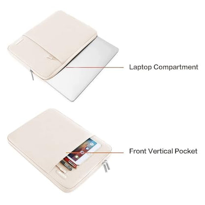 MOSISO Laptop Case 13 inch, Laptop Sleeve Compatible with MacBook Neo/Air/Pro 13 inch with A18/M5/M4/M3/M2/M1 Chip 2026-2016, Polyester Vertical Computer Sleeve Bag with Pocket, Sand - color: Sand, size: 13 inch