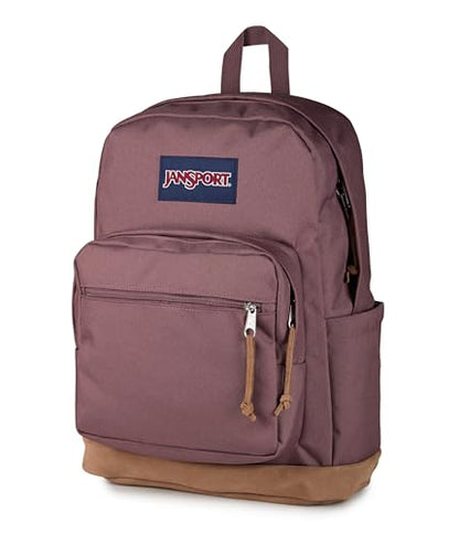 JanSport Right Pack Backpack - Durable Daypack with Padded 15" Laptop Sleeve, Spacious Main Compartment & Integrated Water Bottle Pocket - Mahogany Haze - color: Mahogany Haze