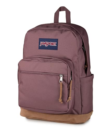 JanSport Right Pack Backpack - Durable Daypack with Padded 15" Laptop Sleeve, Spacious Main Compartment & Integrated Water Bottle Pocket - Mahogany Haze - color: Mahogany Haze