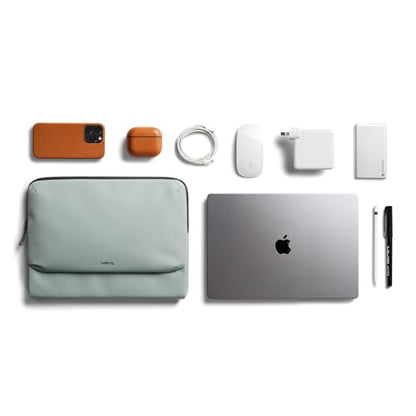 Bellroy Laptop Caddy (14” Laptop Cover) - Eucalyptus - color: Eucalyptus