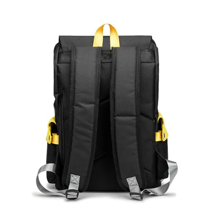 Anti Theft Travel Laptop Backpack with Usb Charging Port Water Resistant Extra Large (Black,17in) - color: Black
