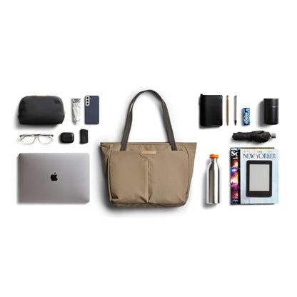 Bellroy Tokyo Wonder Tote (12L laptop tote bag, fits 14” laptop) - Khaki - color: Khaki