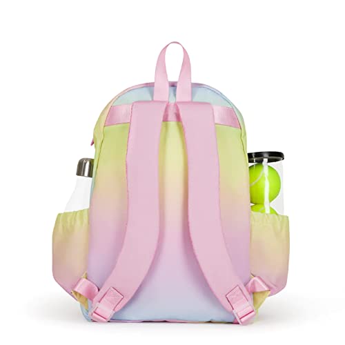 Ame & Lulu Little Love Tennis Backpack - color: Rainbow Sherbert