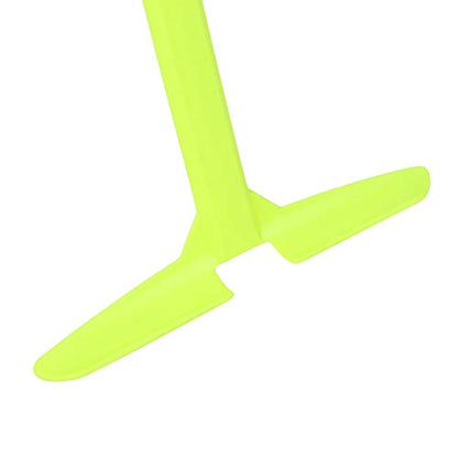 RiToEasysports Soccer Training Hurdles, Portable Adjustable Agility Hurdles Lightweight 2 Pack Yellow Cones for Athletes, Coaches, Home Workouts, Field Training Drills