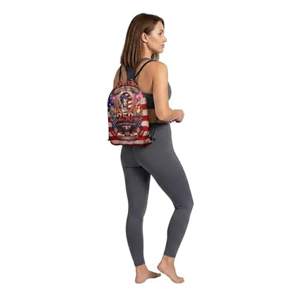 American Flags 250 Aniversary Drawstring Backpack, Lightweight Cinch String Sports Sackpack for Men & Women,pack of 2 - color: 250th Anniversary-02