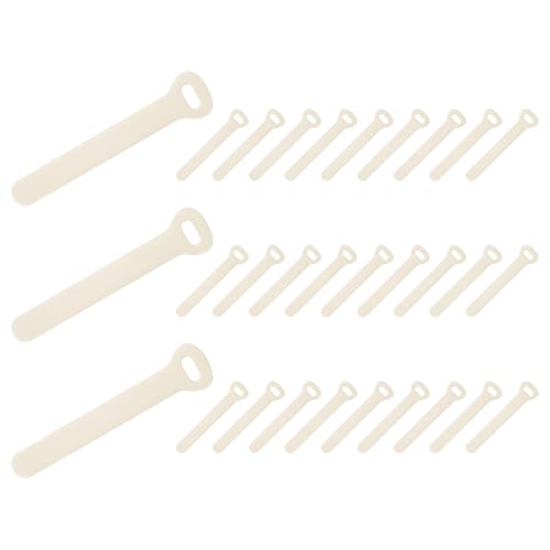 PATIKIL 30Pcs Leather Zipper Pull, 2.6" Replacement Zipper Puller Extender Backpack Luggage Sliders for Handbags Suitcases Bags Wallets Jackets Coats Pull Tabs, Apricot - color: Apricot