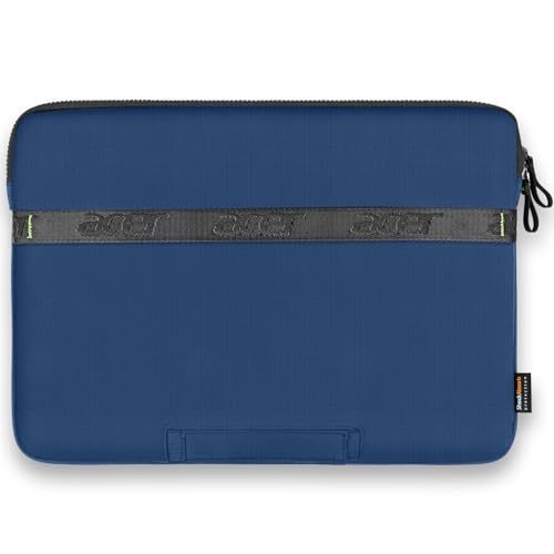Acer Laptop Sleeve 14 inch, 13.3-14 inch Laptop Case, Shockproof Protective Laptop Briefcase, Waterproof Polyester Notebook Computer Bag for Acer HP ASUS MacBook Dell Lenovo, Blue | Soft Material, Smooth Zippers, Padding, Lightweight, Shockproof Foam, Eas