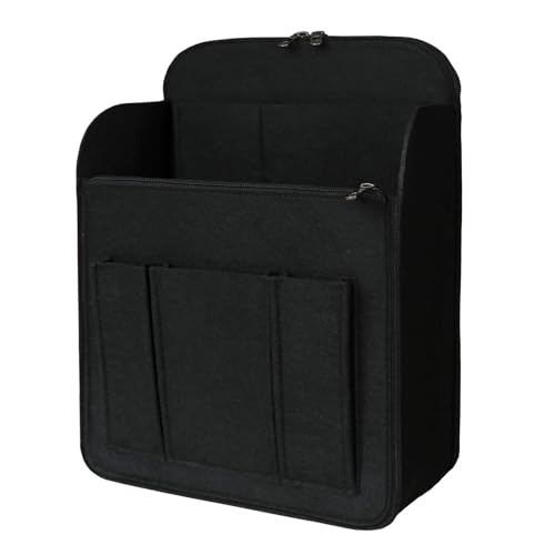 Backpack Organizer Insert, Felt Bag Organizer for Rucksack Shoulder - color: Black, size: L