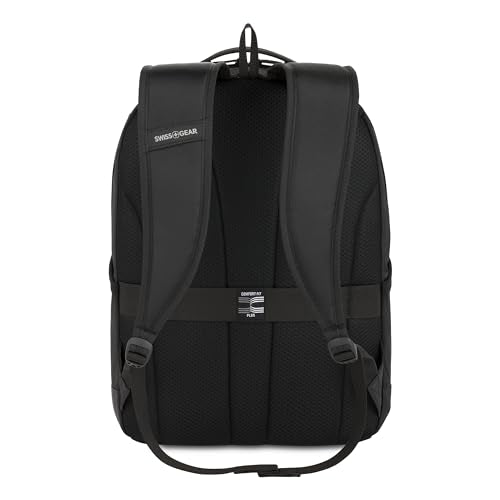 SwissGear Orientation Laptop Backpack, Black, 17"x12"x7" - color: Black, style: Orientation