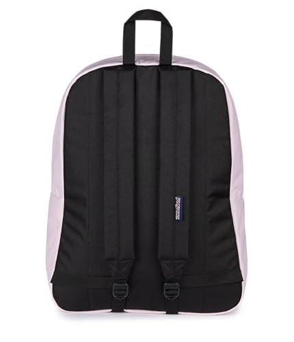 JanSport SuperBreak One Backpack - Durable, Lightweight Bag with 1 Main Compartment, Front Utility Pocket with Built-in Organizer, Premium Backpack, Pink Ice - color: Pink Ice