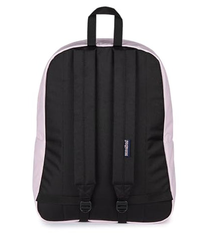 JanSport SuperBreak One Backpack - Durable, Lightweight Bag with 1 Main Compartment, Front Utility Pocket with Built-in Organizer, Premium Backpack, Pink Ice - color: Pink Ice