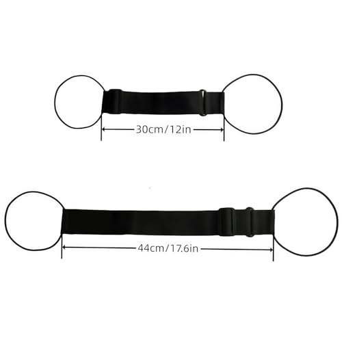 4 Pack Luggage Straps Suitcase Adjustable Elastic Belt