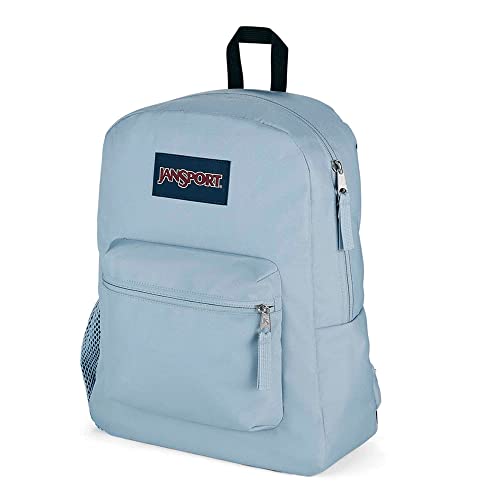 JanSport Cross Town Backpack 17" x 12.5" x 6" - Simple Bag for Everyone with 1 Main Compartment, Front Utility Pocket - Premium Class Accessories - Blue Dusk - color: Blue Dusk