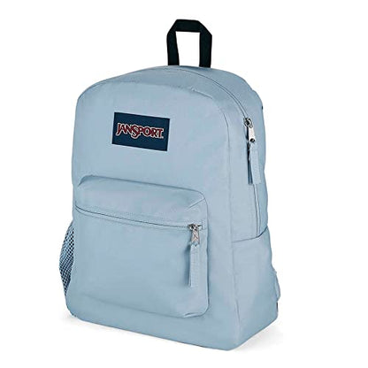 JanSport Cross Town Backpack 17" x 12.5" x 6" - Simple Bag for Everyone with 1 Main Compartment, Front Utility Pocket - Premium Class Accessories - Blue Dusk - color: Blue Dusk