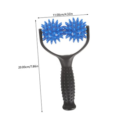 FOMIYES Handheld Massage Roller for Muscle Relief Convenient Back Stretching Tool for Home Use for Tight Muscles and Fatigue Relief Design for Comfort and Performance