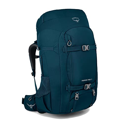 Osprey Fairview Trek 70L Women's Travel Backpack, Night Jungle Blue - style: 70l