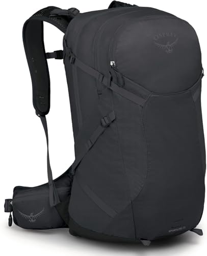 Osprey Sportlite 25L Lightweight Hiking Backpack for Men and Women, Dark Charcoal Grey, S/M - color: Dark Charcoal Grey, size: Small/Medium, Regular Fit