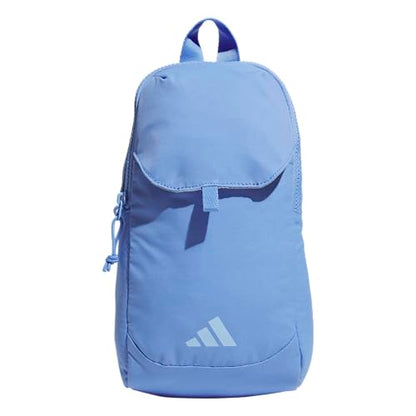 adidas Essentials 3 Crossbody – Sling Bag with Phone Pocket - color: Blue Fusion/Glow Blue