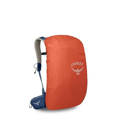 Osprey Stratos 24L Men's Hiking Backpack - Adjustable Daypack with Waterproof Raincover & Bottle Pockets, Nirvana Blue - color: Nirvana Blue, style: 24l