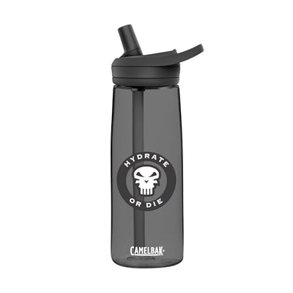 CamelBak Eddy+ Bite Valve Straw Tritan Renew Water Bottle Charcoal HOD, 25oz - color: Charcoal HOD, size: 24 Ounces