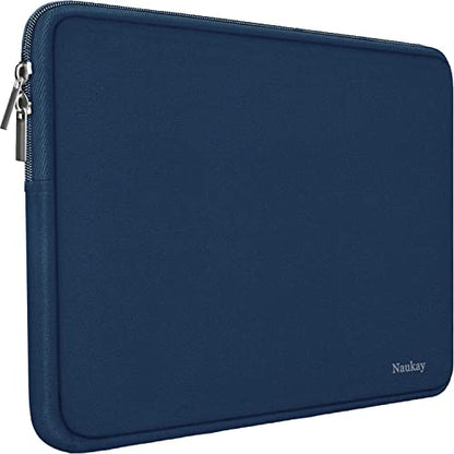 14 Inch Laptop Case, Resistant Neoprene Laptop Cover/Notebook Computer Pocket Case/Tablet Briefcase Carrying Bag for 14 inch HP, Lenovo, Asus Notebook, Ultrabook, Dark Blue - color: Dark Blue, size: 14 inch