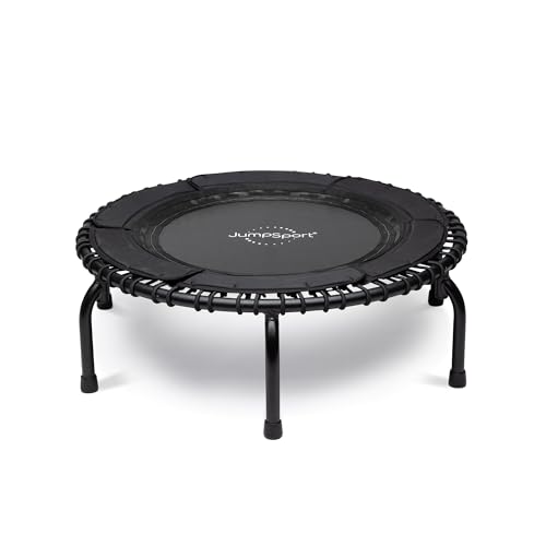 JumpSport 39" Premium Fitness Trampoline Exercise Rebounder 30 Adjustable Bungees 275 lb Wt. Rating - style: JumpSport 370