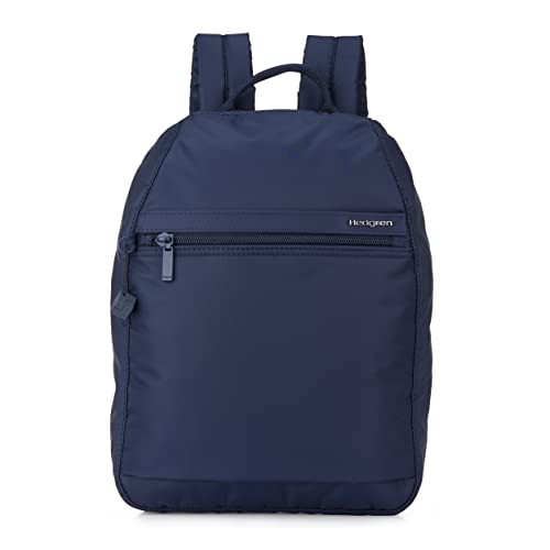 Hedgren VOGUE LARGE Backpack - RFID Protection, Rear Zip Lock, Padded Pocket, Water-Repellent, 8.03L – Navy - color: Total Eclipse Navy
