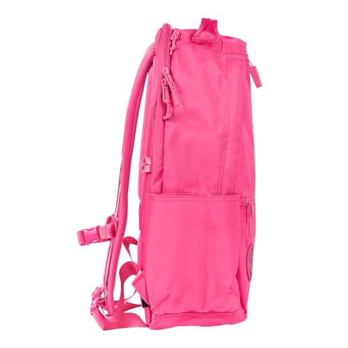 Baboon to the Moon City Backpack – Water-Repellent 16" Laptop-Friendly Backpack, Work, Travel, Gym Bag for Men & Women (New) Pink - color: (New) Pink