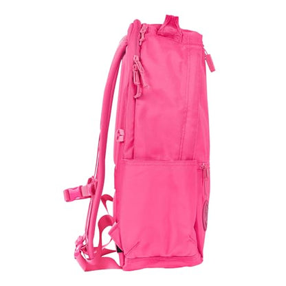 Baboon to the Moon City Backpack – Water-Repellent 16" Laptop-Friendly Backpack, Work, Travel, Gym Bag for Men & Women (New) Pink - color: (New) Pink