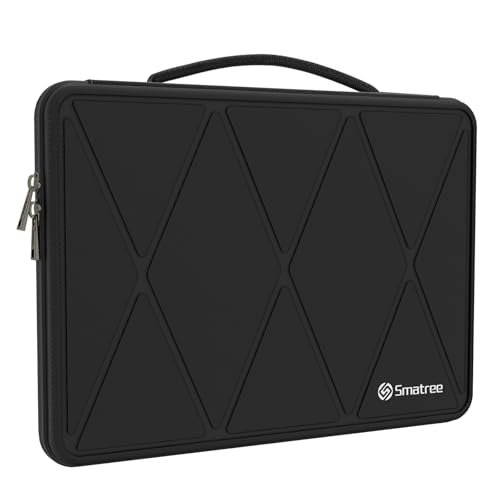 Smatree Hard EVA Protective Case Compatible for 14.2 inch MacBook Pro M5 2025/M4 2024/M3/M2/M1/A2918/A2992/A2779, 13.3 inch MacBook Pro 2015-2012/A1502/A1245/A1425, 12.9inch iPad Pro 2017/2015(X8042T) - color: X Series-Black, size: For 14.2 inch Apple Mac