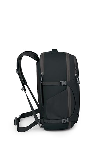 Osprey Daylite 44L Carry-On Travel Pack - Lightweight, Durable Backpack with Streamlined Design - Versatile, Spacious Bag for Weekend Trips or Business, Black - color: Black