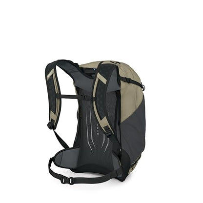 Osprey Hikelite 26L Durable Hiking Backpack - Travel Daypack with Rain Cover for Men and Women, Olive Tan - color: Olive Tan, style: 26l