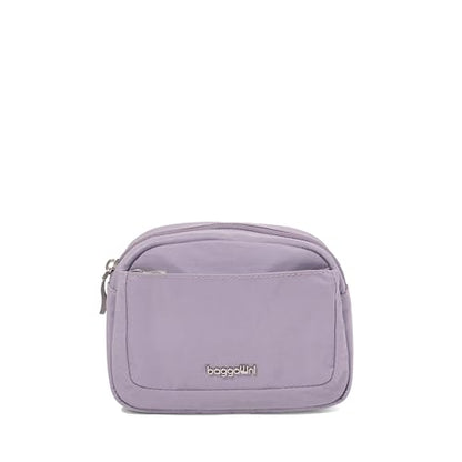 Baggallini Women's Pocket Cosmetic - Lightweight Bag - Travel Essentials Makeup Organizer - color: Lilac, size: Small