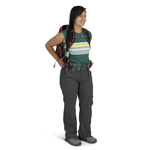 Osprey Tempest 22L Women's Lightweight Hiking Backpack - Small Daypack for Travel & Camping, Deep Fig/Hotspot Pink - color: Deep Fig/Hotspot Pink, size: 22L - Standard Fit