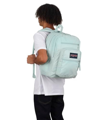 JANSPORT Large Backpack, 15 Inch Laptop Compartment, Green, Einheitsgröße, BIG STUDENT