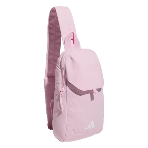 adidas Essentials 3 Crossbody – Sling Bag with Phone Pocket - color: True Pink