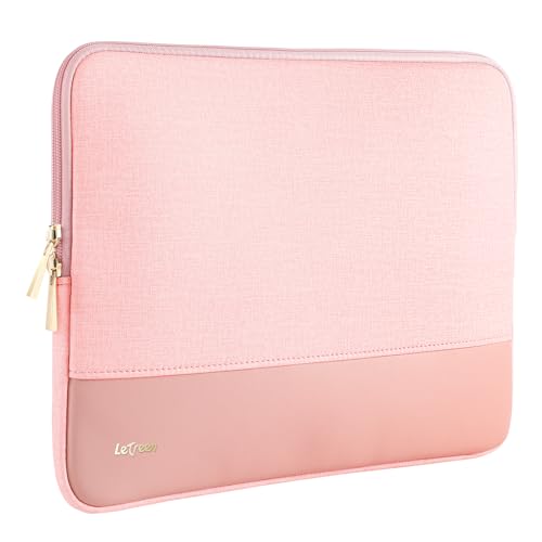 Laptop Case 15 inch, 15-16 inch Laptop Sleeve Compatible with MacBook Air 15 M4 A3241 M3 A3114 M2 A2941 2025-2023, Dell XPS 15, HP ASUS Lenovo Acer, Water-Resistant Computer Case Bag - color: Pink Color Blocking, size: 15-16 inch