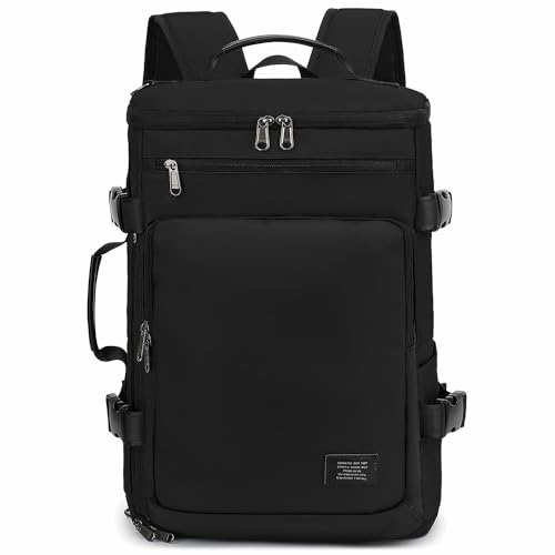 Kalesi Gym Duffle Bag Backpack 4-Way Waterproof with Shoes Compartment for travel Sport Hiking laptop - color: Business-black