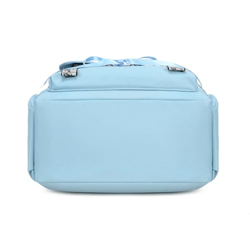 Spotted Tiger School Backpack for Girls Backpack with Lunch Box Backpacks for Teen Girl Backpacks School Bag Bookbag (Blue) - color: Blue