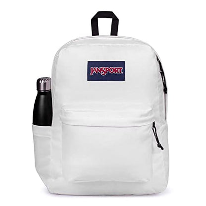 JanSport Superbreak Backpack - Durable, Lightweight Premium Backpack, White - color: White