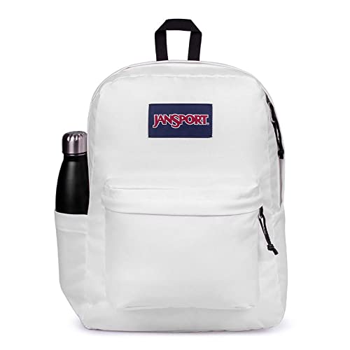 JanSport Superbreak Backpack - Durable, Lightweight Premium Backpack, White - color: White