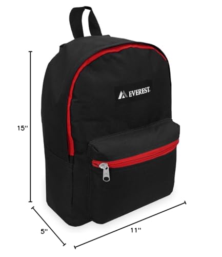 Basic Backpack - color: Black/Red