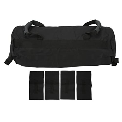 Adjustable Weight Sandbag for Workout, Weightlifting Sandbag with 6 Handles, Heavy Duty Training Sandbag Made of 900D Oxford Cloth, Perfect for Home Gym Fitness and Outdoor Exercis