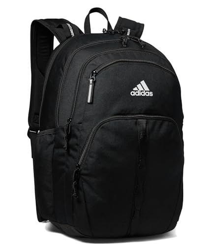 adidas Prime 7 Backpack for Laptop, School and Travel, 37L - color: Black/White/2
