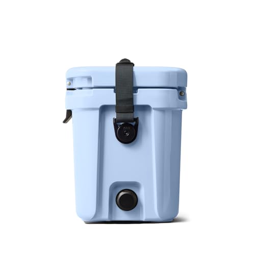 YETI Roadie 15 Hard Cooler with DoubleDuty Shoulder Strap - color: Big Sky Blue