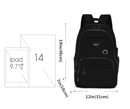 Casual Lightweight Backpack 15" Laptop Backpack school bag-213hei | School Bookbag, Travel Bag,for Boys & Girls,Travel Backpack - color: 213hei